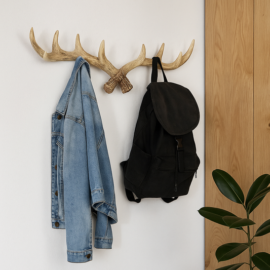 Vintage Geweih-Wandhaken Rustikale Garderobe