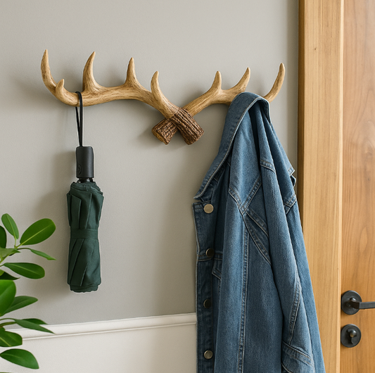 Vintage Geweih-Wandhaken Rustikale Garderobe