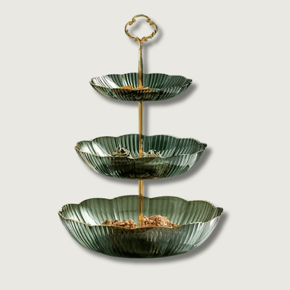 3-stöckige Obstschale – Moderner Organizer für Küche und Esstisch